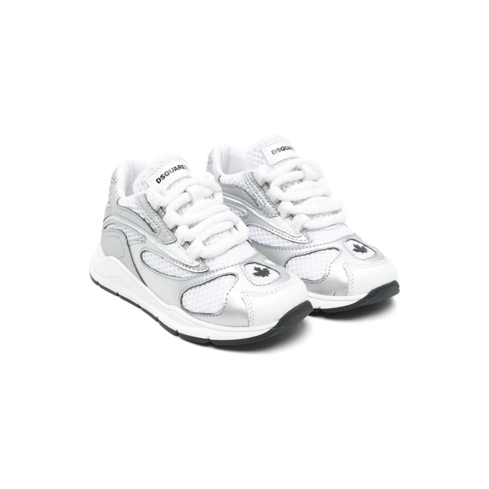 DSQUARED2 Kids Sporty Panelled Unisex Sneakers Size EU 20